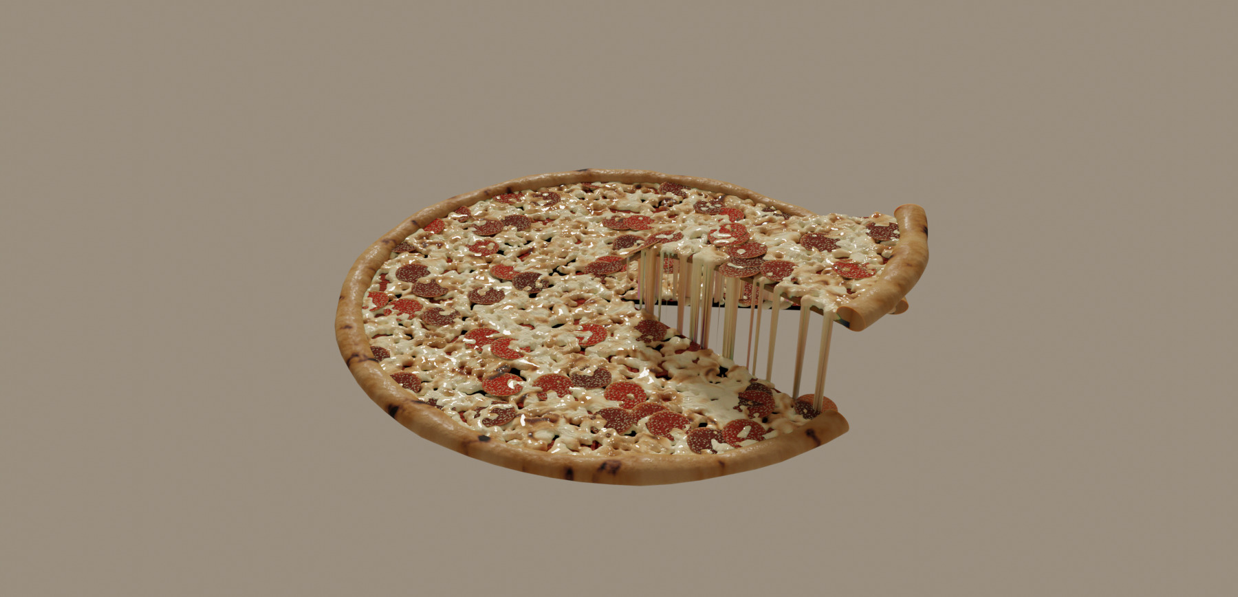 Pizza - Food 3D model 3D model_1