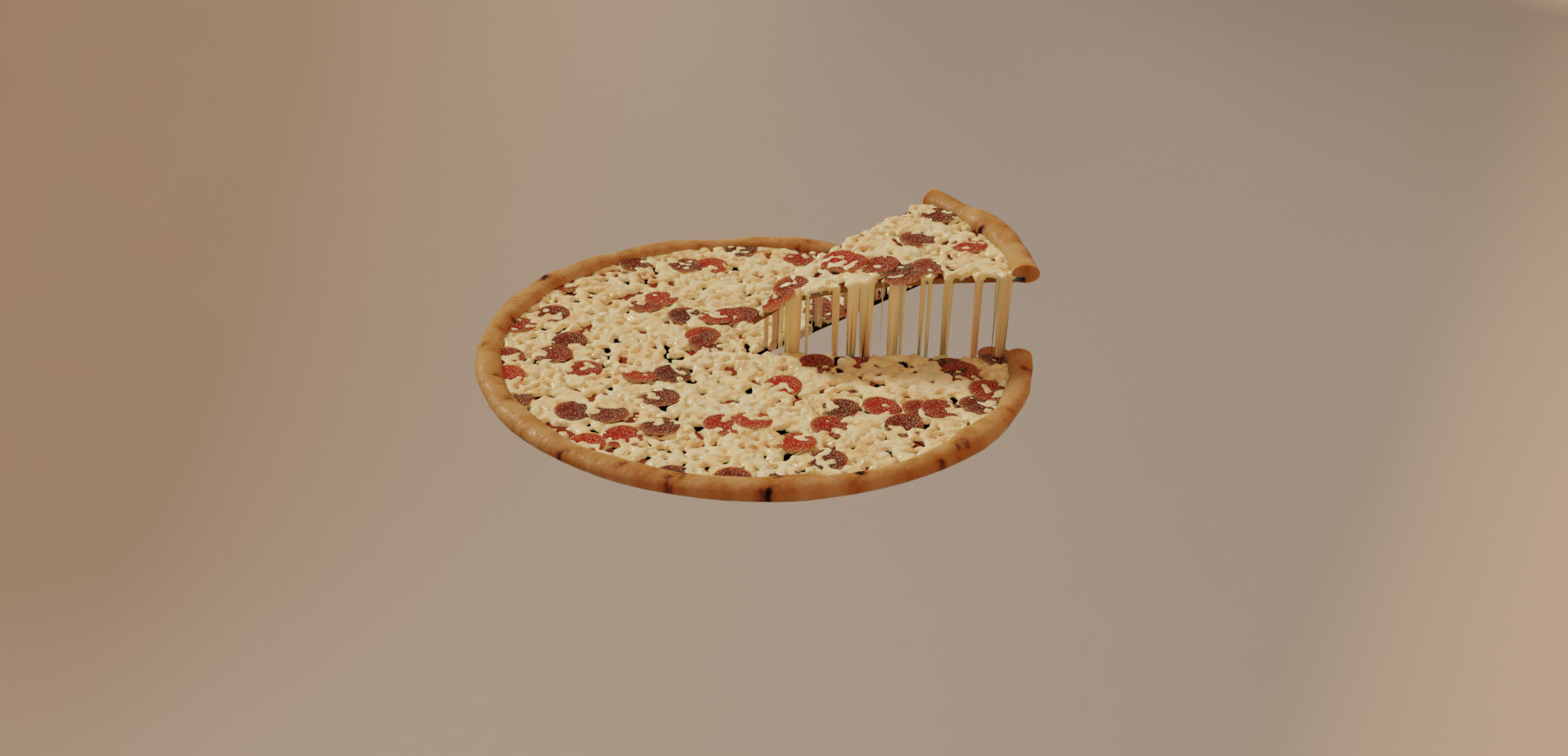 Pizza - Food 3D model 3D model_4