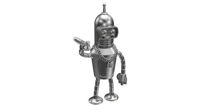 BENDER FUTURAMA JEWEL OPCION 3D print model