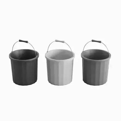 Industrial Plastic Bucket A Set 