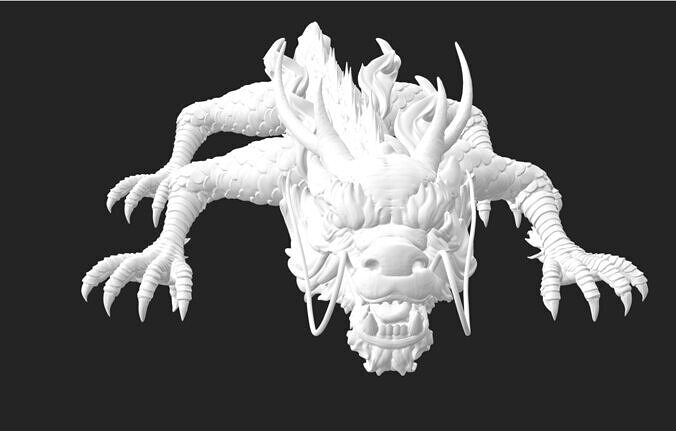Chinese Dragon 3D print model