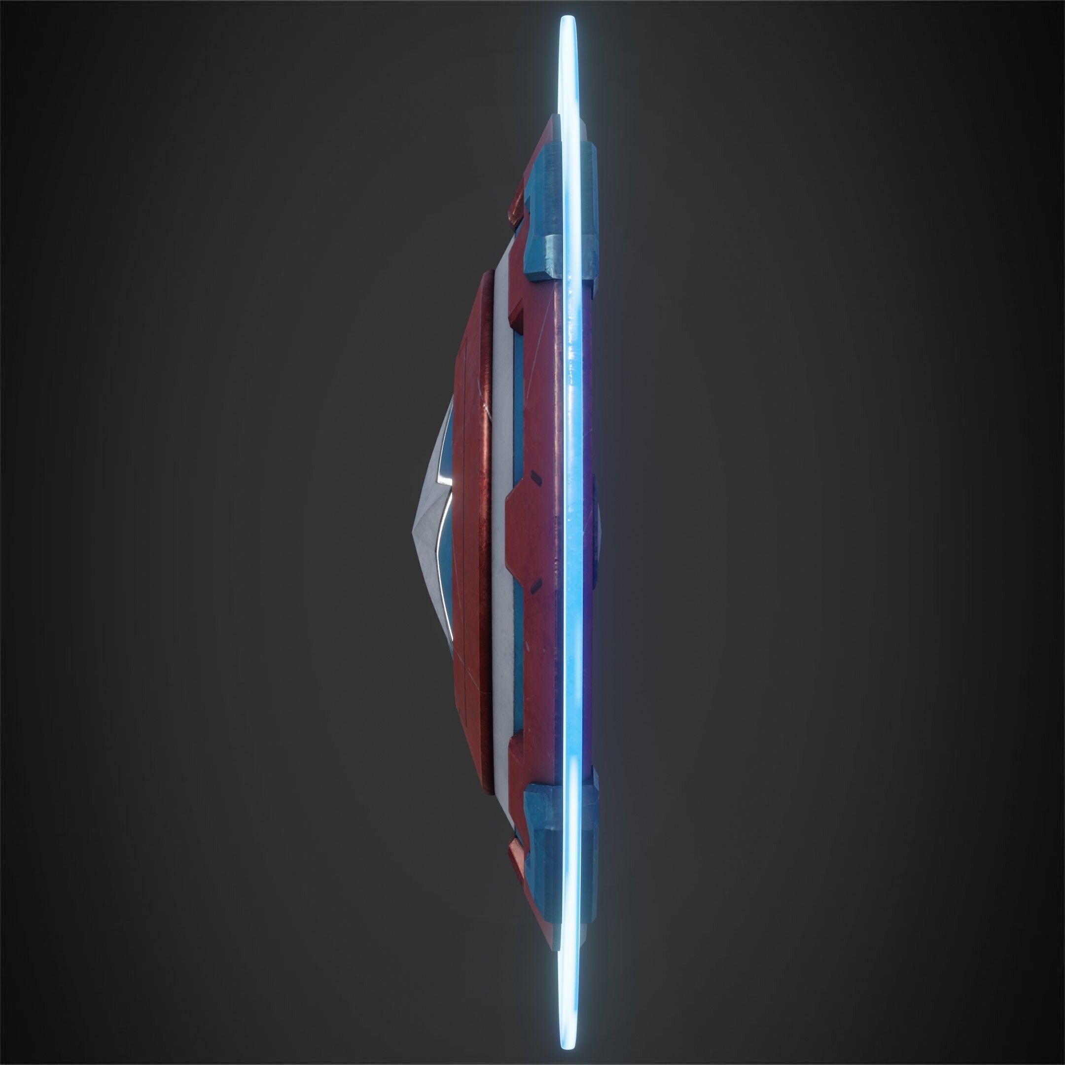 Marvel Rivals Captain America Vibranium Shield for Cosplay 3D print model_5