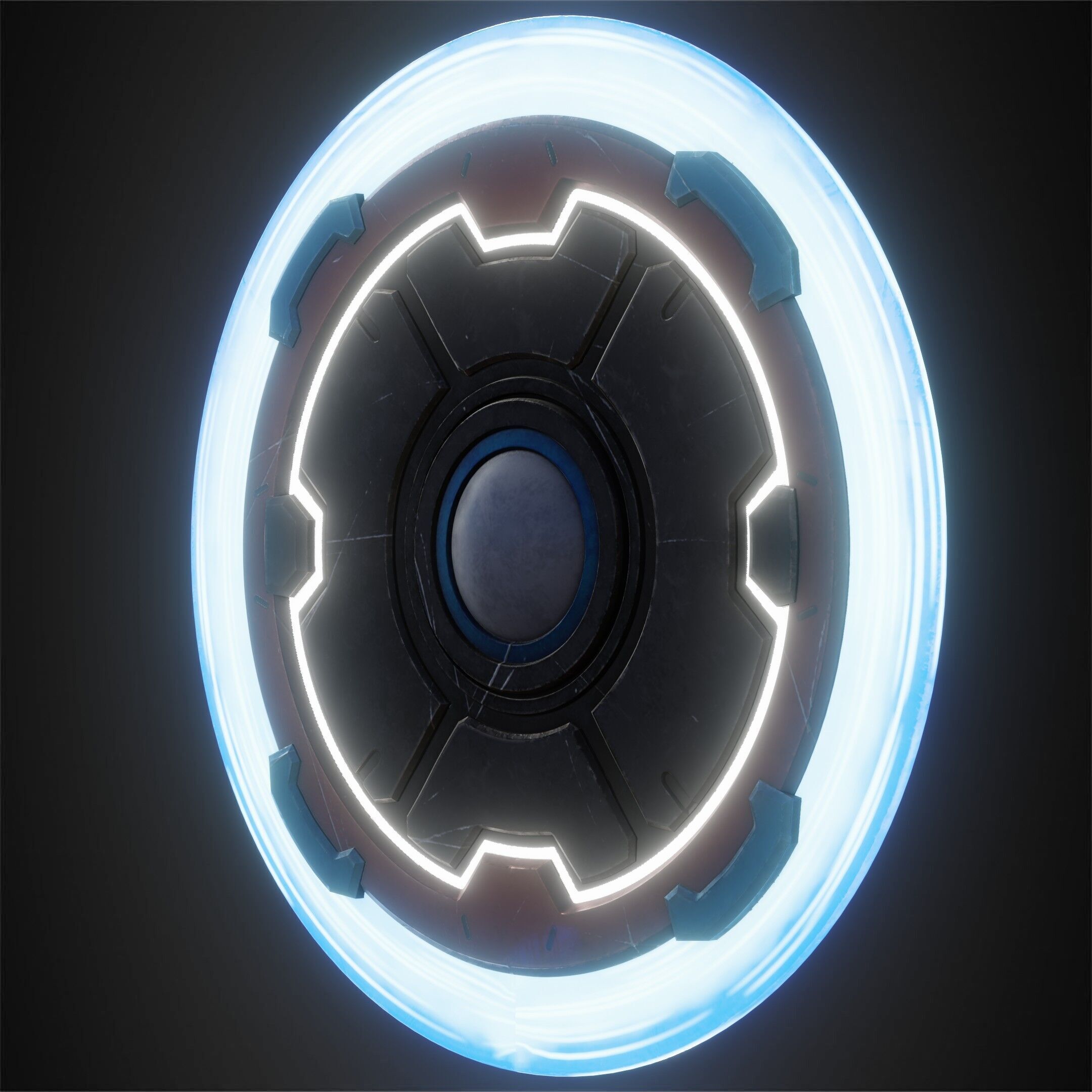 Marvel Rivals Captain America Vibranium Shield for Cosplay 3D print model_8