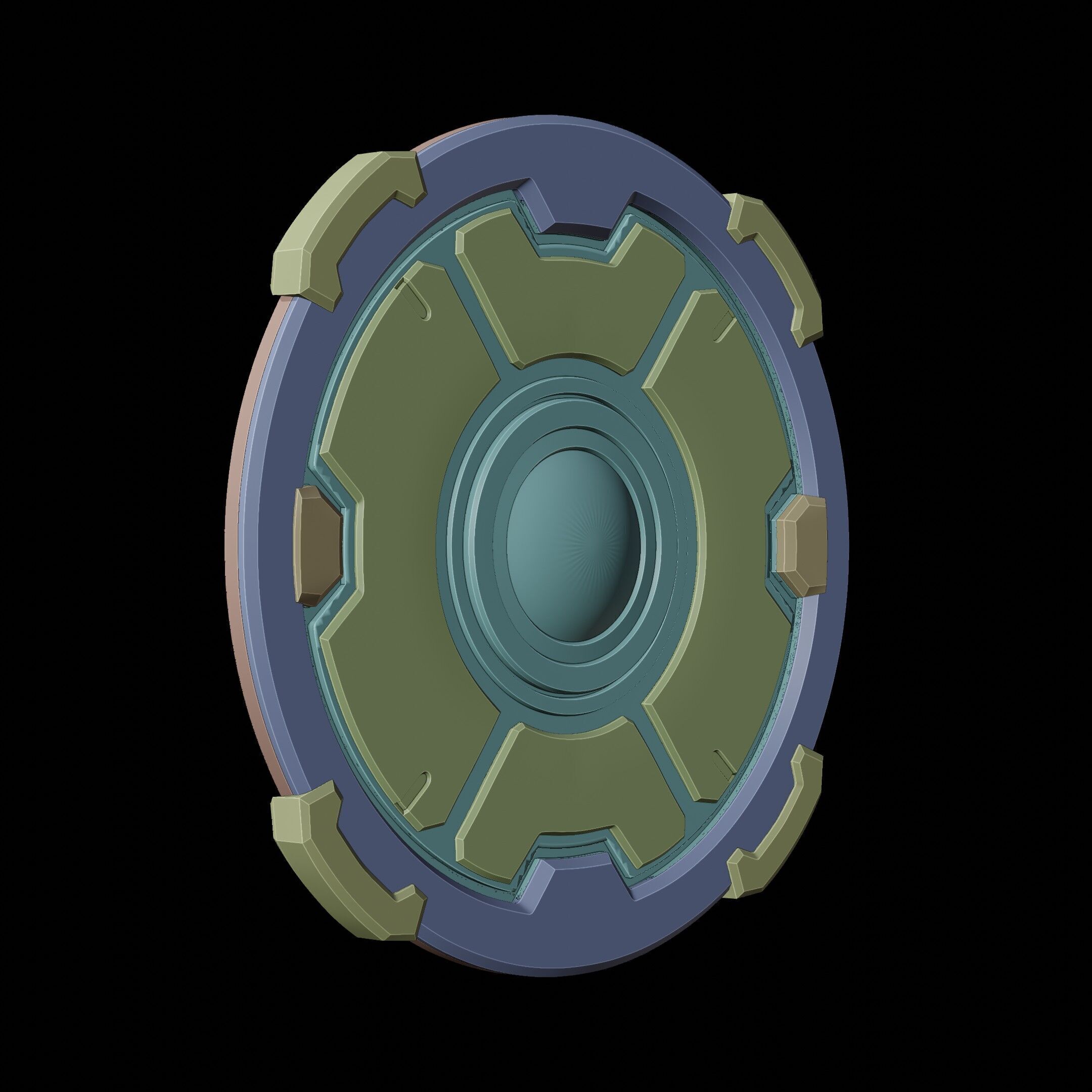 Marvel Rivals Captain America Vibranium Shield for Cosplay 3D print model_20