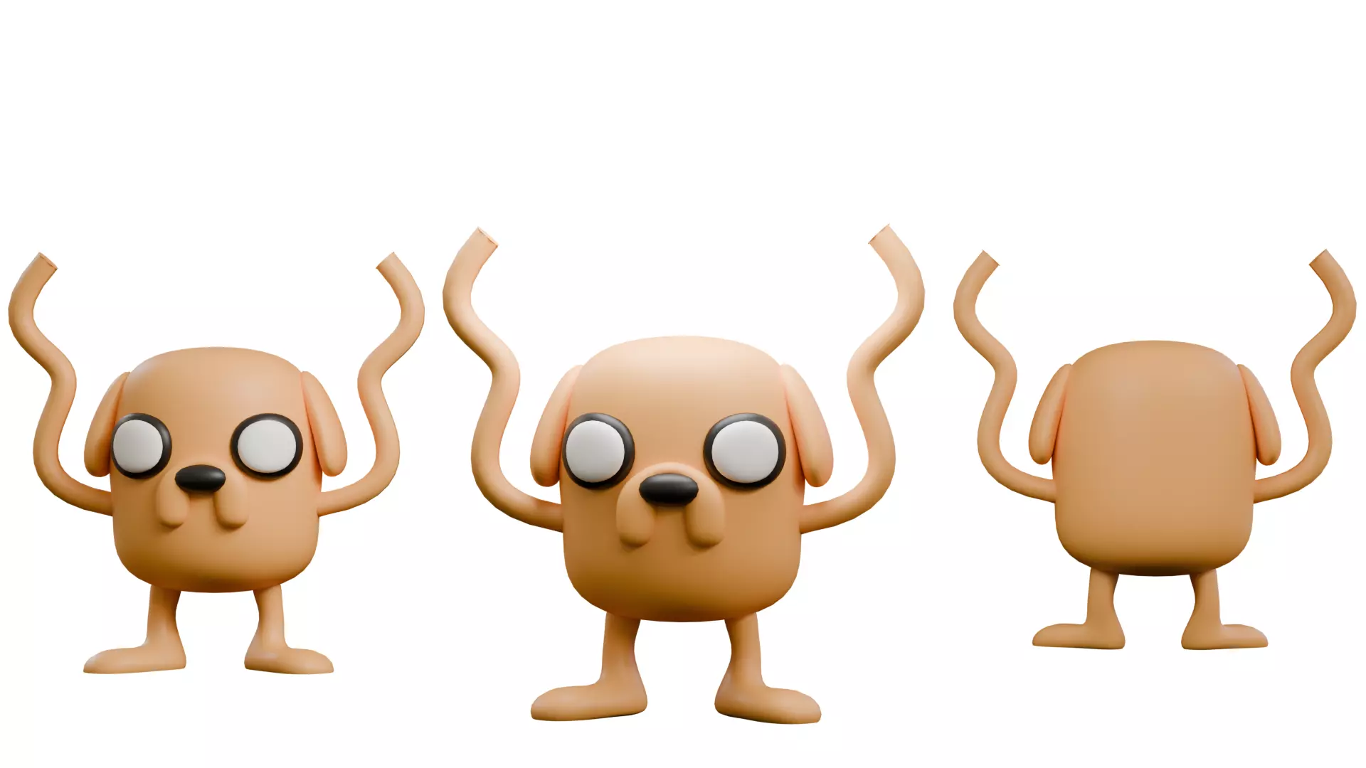 Jack The Dog Free low-poly 3D model