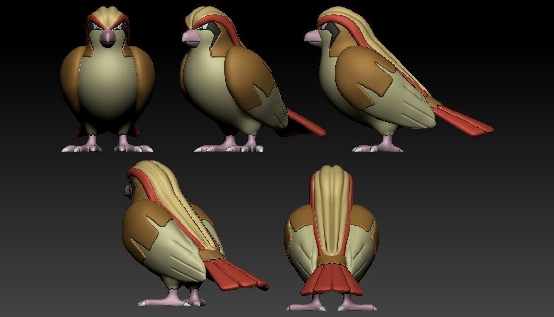 Pidgeot 3D print model_1