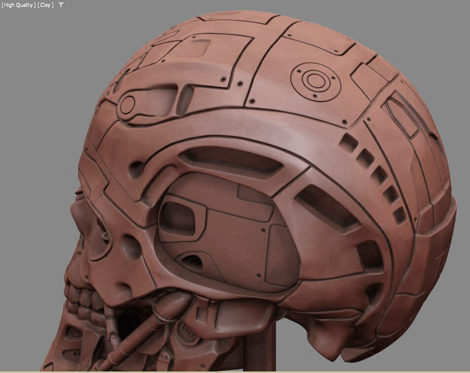 T-600 Skull Terminator Salvation Replica 3D print model_15