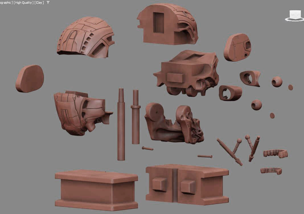 T-600 Skull Terminator Salvation Replica 3D print model_6