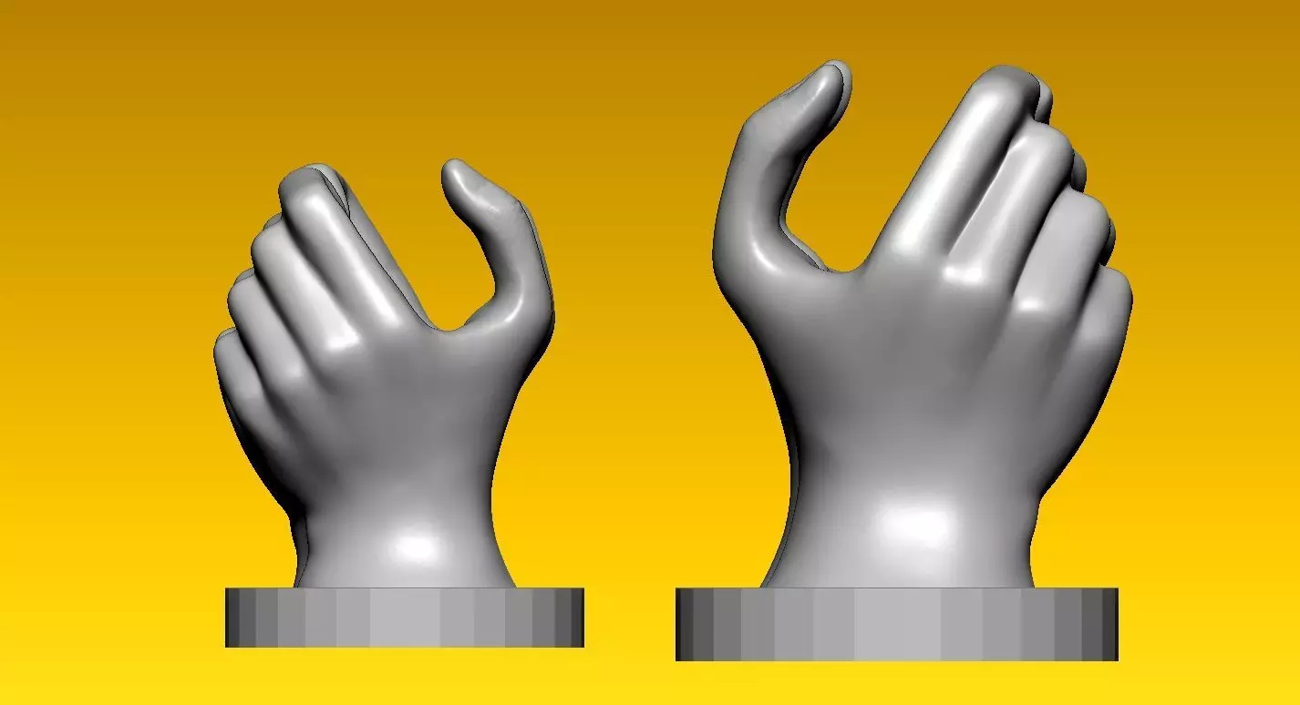 Hands-Phone-Holder - 3D print 3D print model