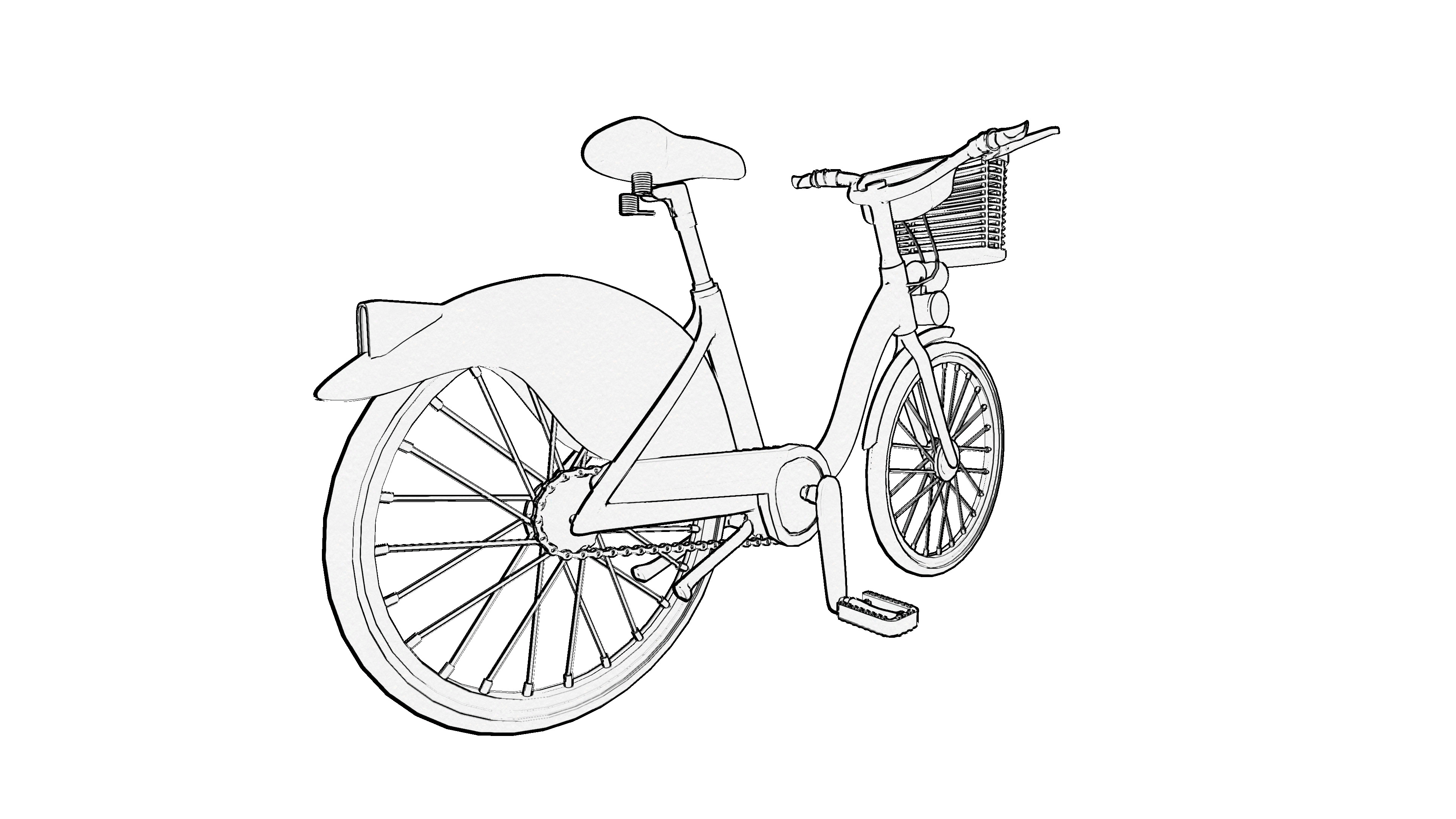 Bike 01 3D model_3