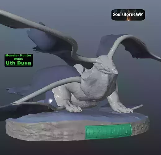 Monster Hunter Wilds Uth Duna 3D print model