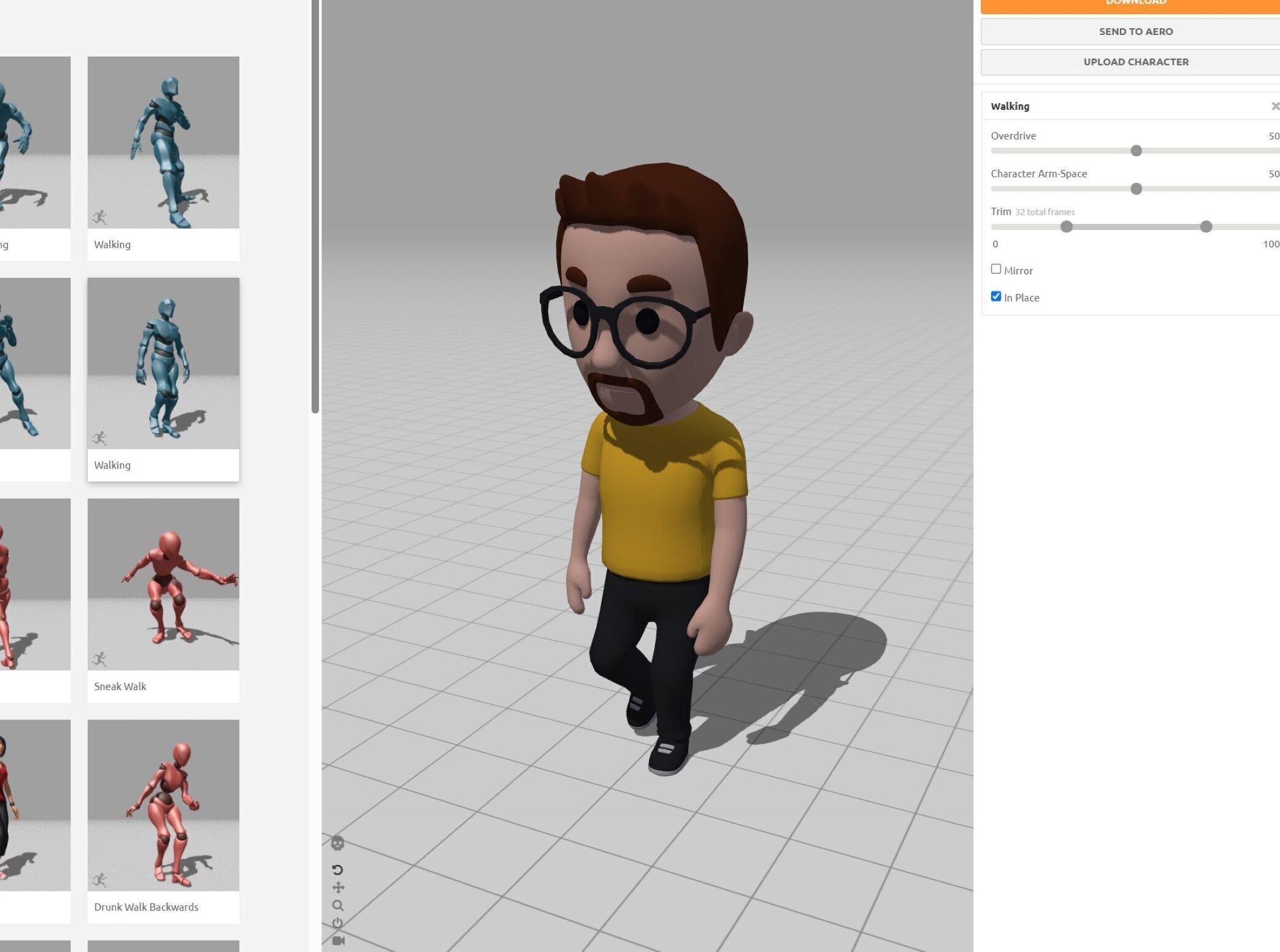  Cartoon Male Character Rigged 021 3D model_13