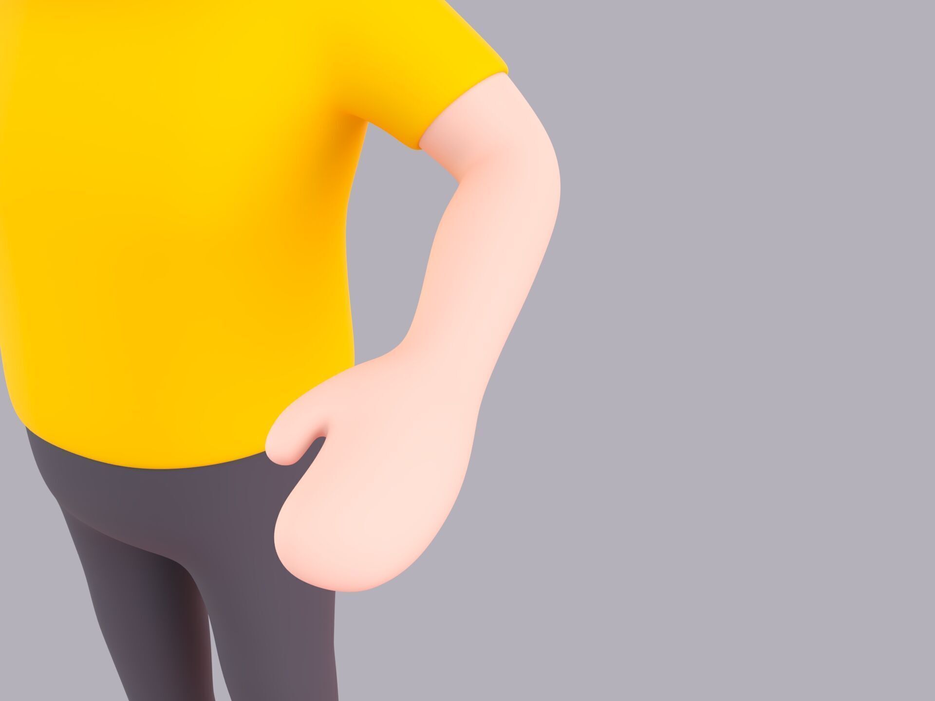  Cartoon Male Character Rigged 021 3D model_6