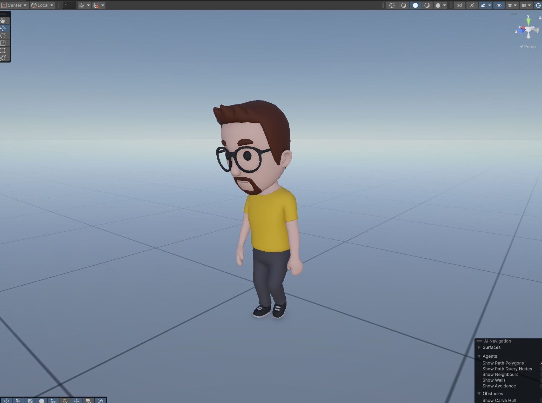  Cartoon Male Character Rigged 021 3D model_14