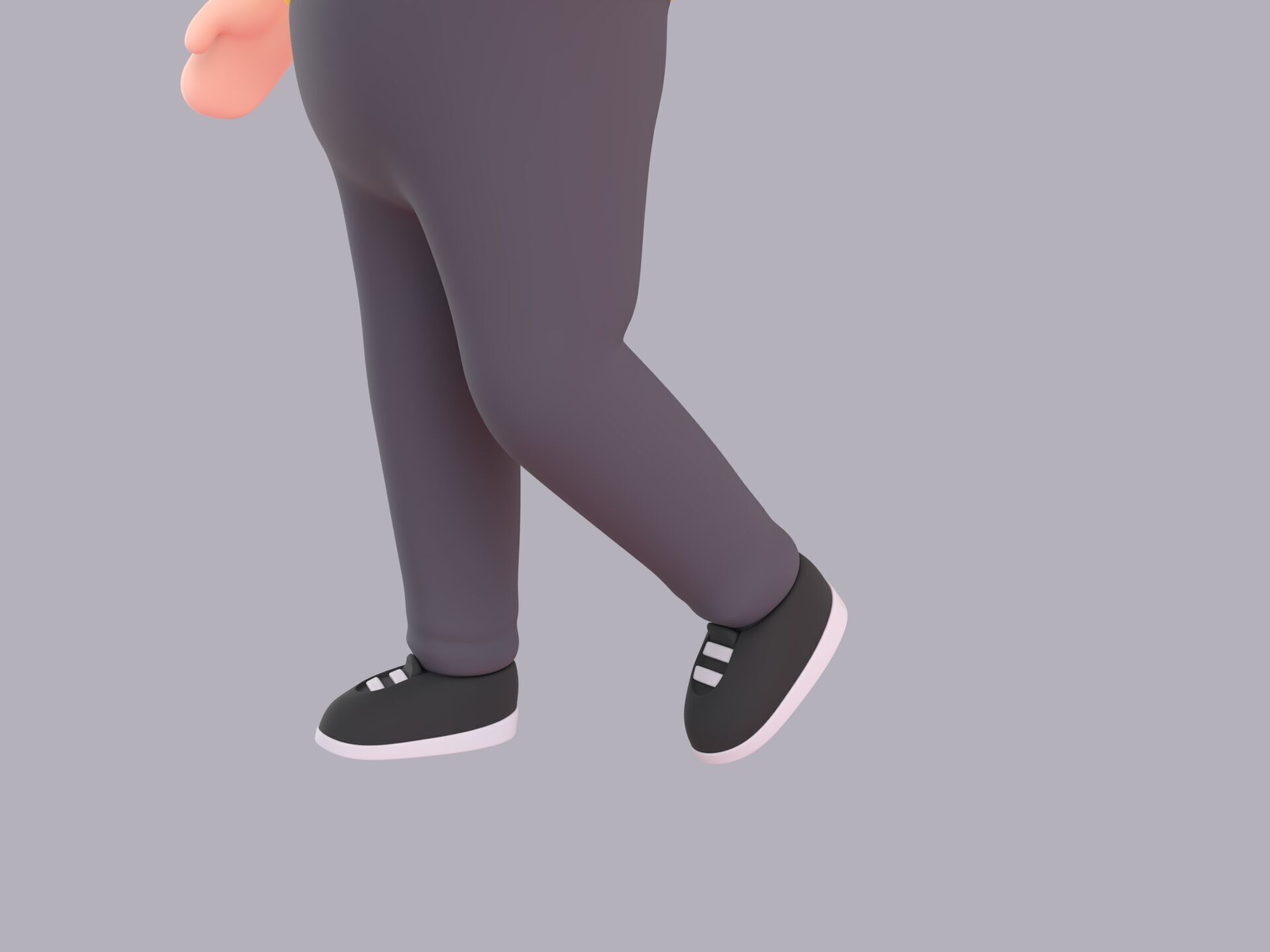  Cartoon Male Character Rigged 021 3D model_7