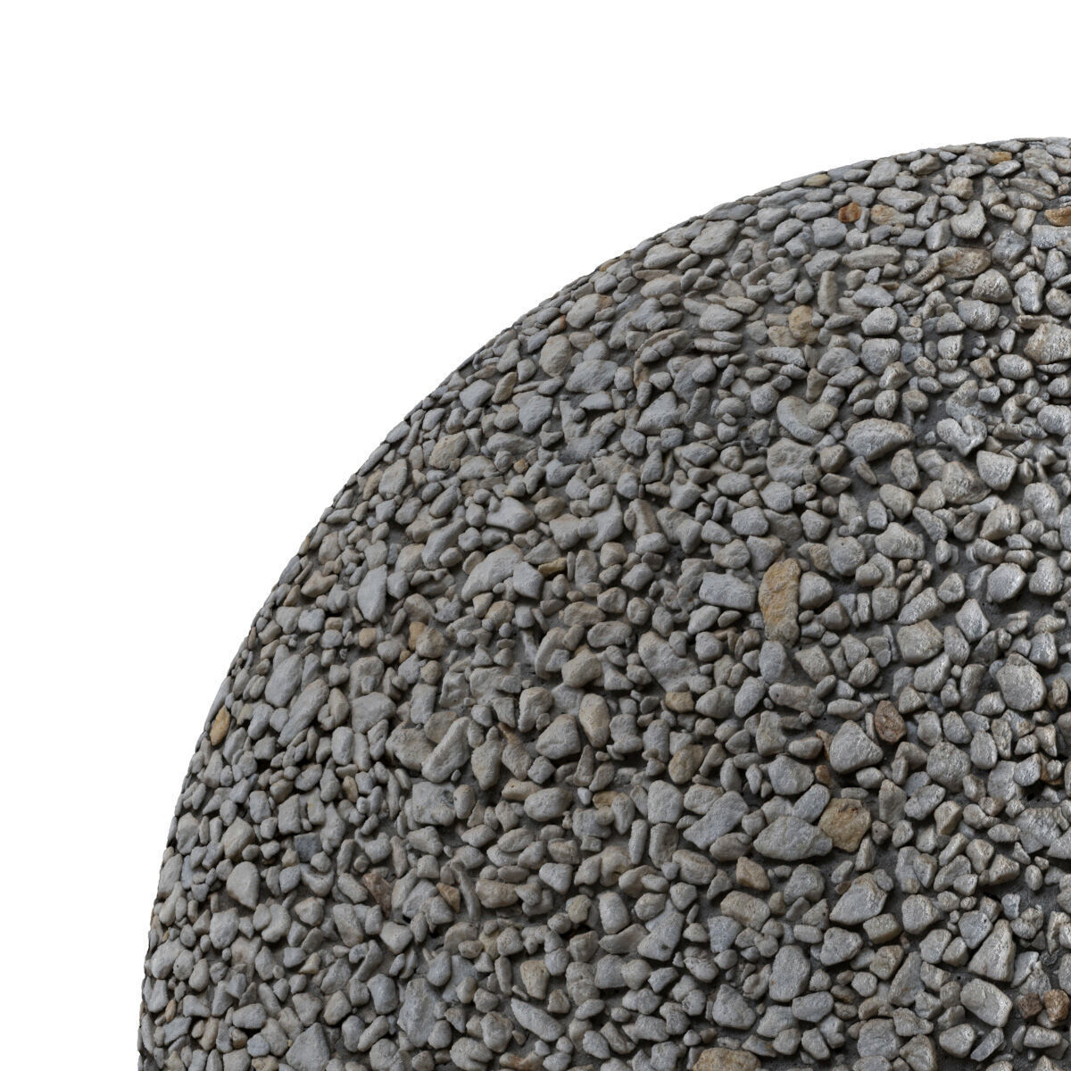 Seamless stone material on concrete Texture_4