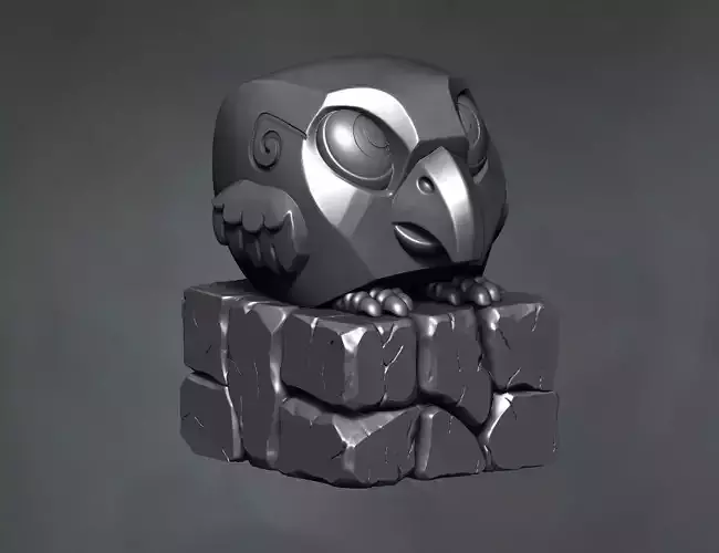 Angry bird tabletop sculpture toy