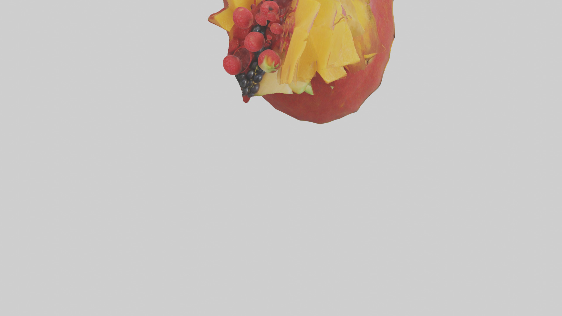 Fruit Garnish model Low-poly 3D model_7