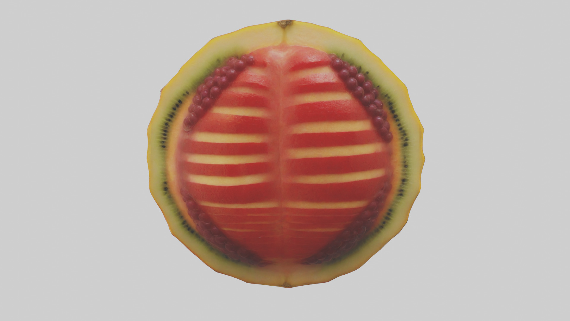 Fruit Garnish model Low-poly 3D model_2