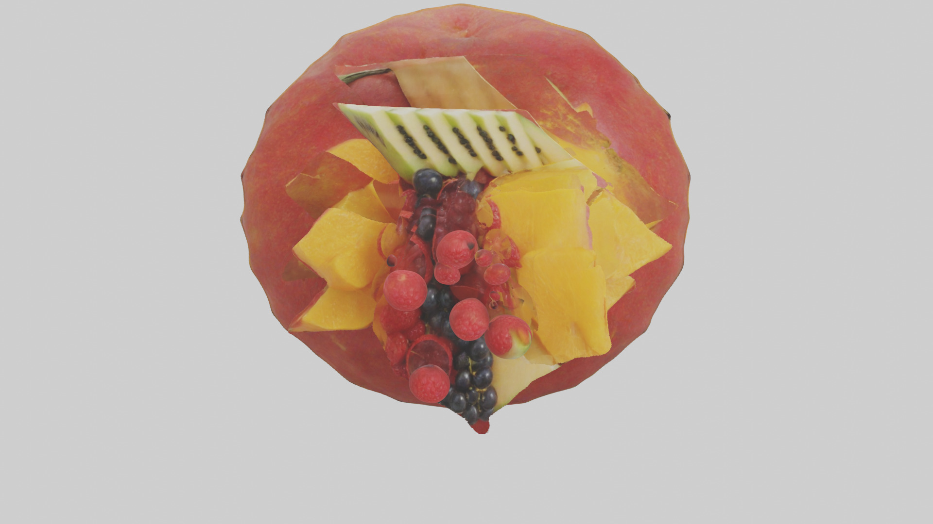 Fruit Garnish model Low-poly 3D model_16