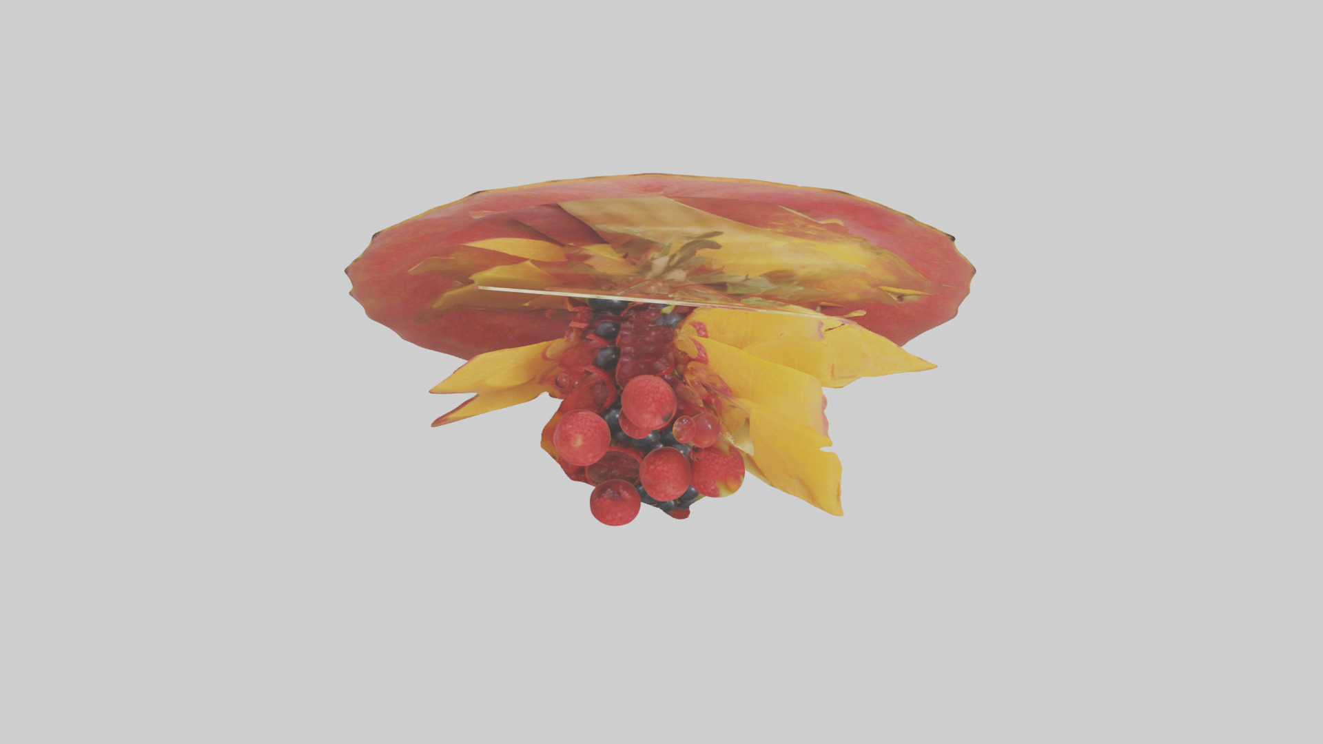 Fruit Garnish model Low-poly 3D model_14