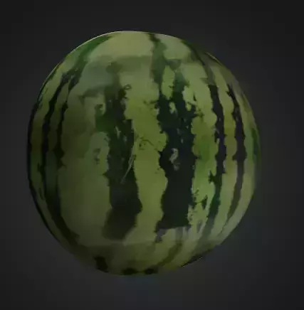 Watermelon Low-Poly