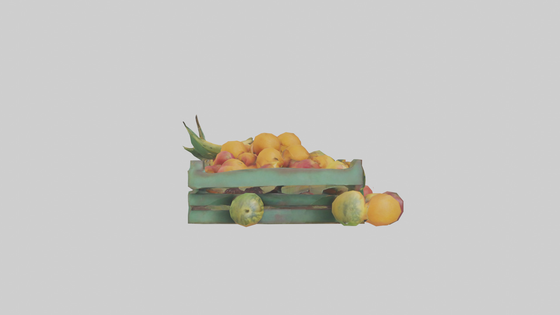 Fruit Stand model Low-poly 3D model_13