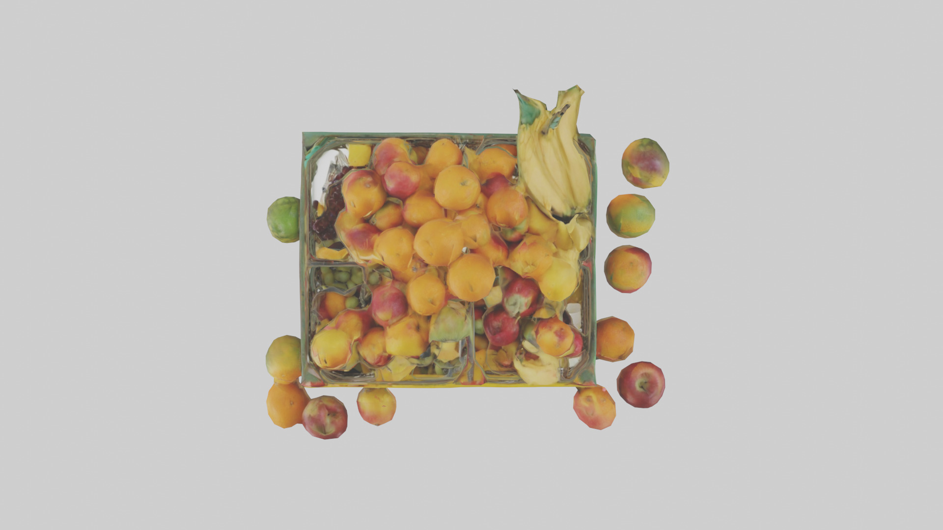 Fruit Stand model Low-poly 3D model_14