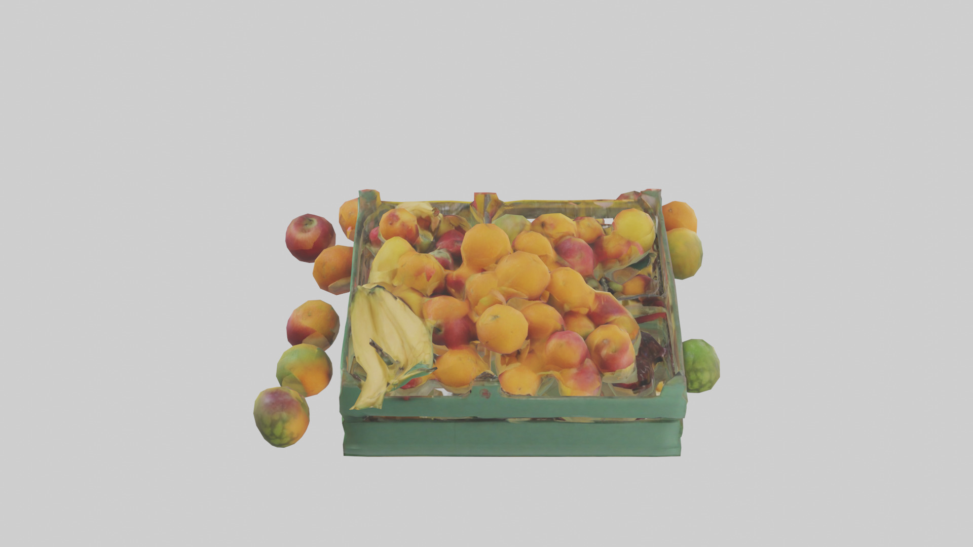 Fruit Stand model Low-poly 3D model_15