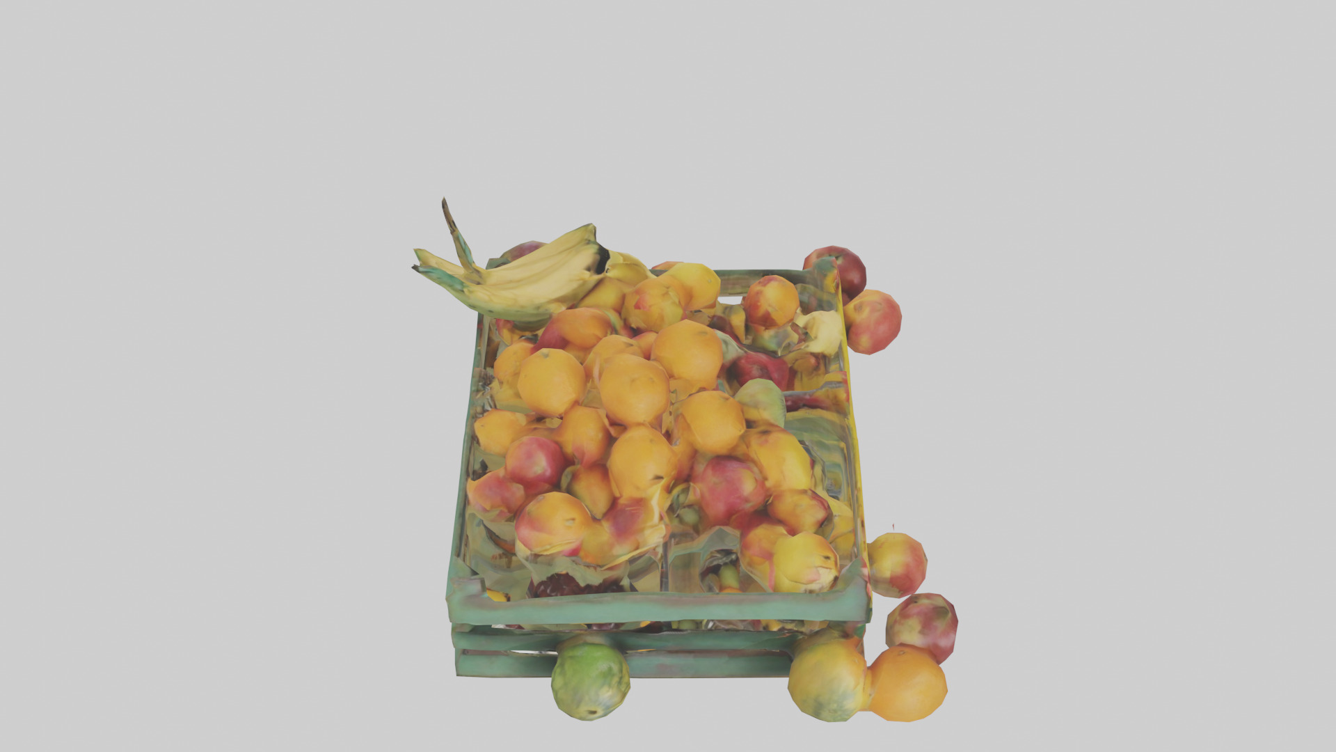 Fruit Stand model Low-poly 3D model_18