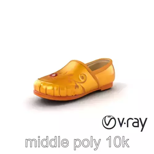 Luxurious Silk House Shoes Model Pack