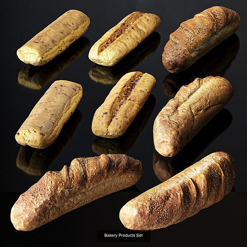 Food collection 3D Model Pack 3