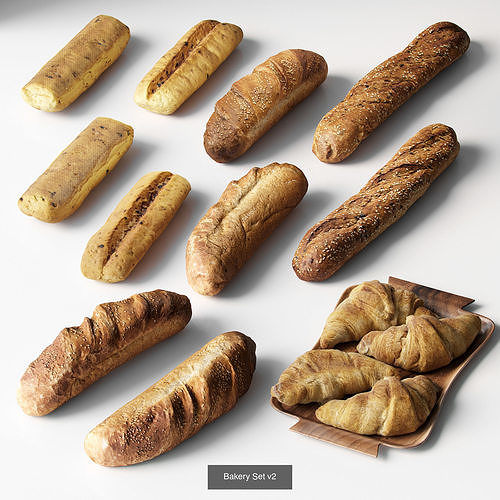 Food collection 3D Model Pack 6