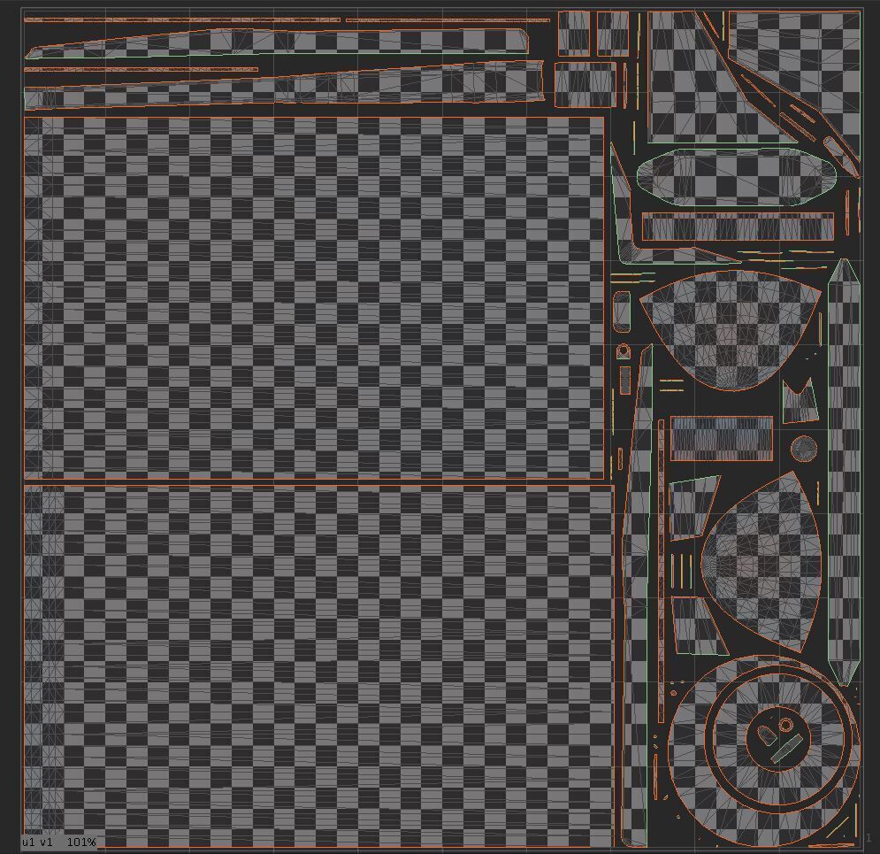 Ukrainian subsonic cruise missile R 360 Neptune Low-poly 3D model_18