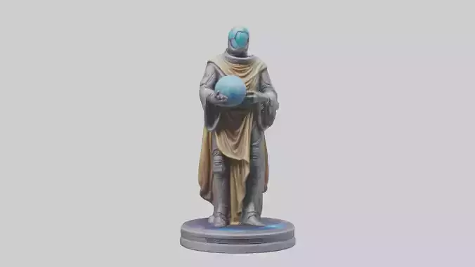 Galactic Wanderer statue model
