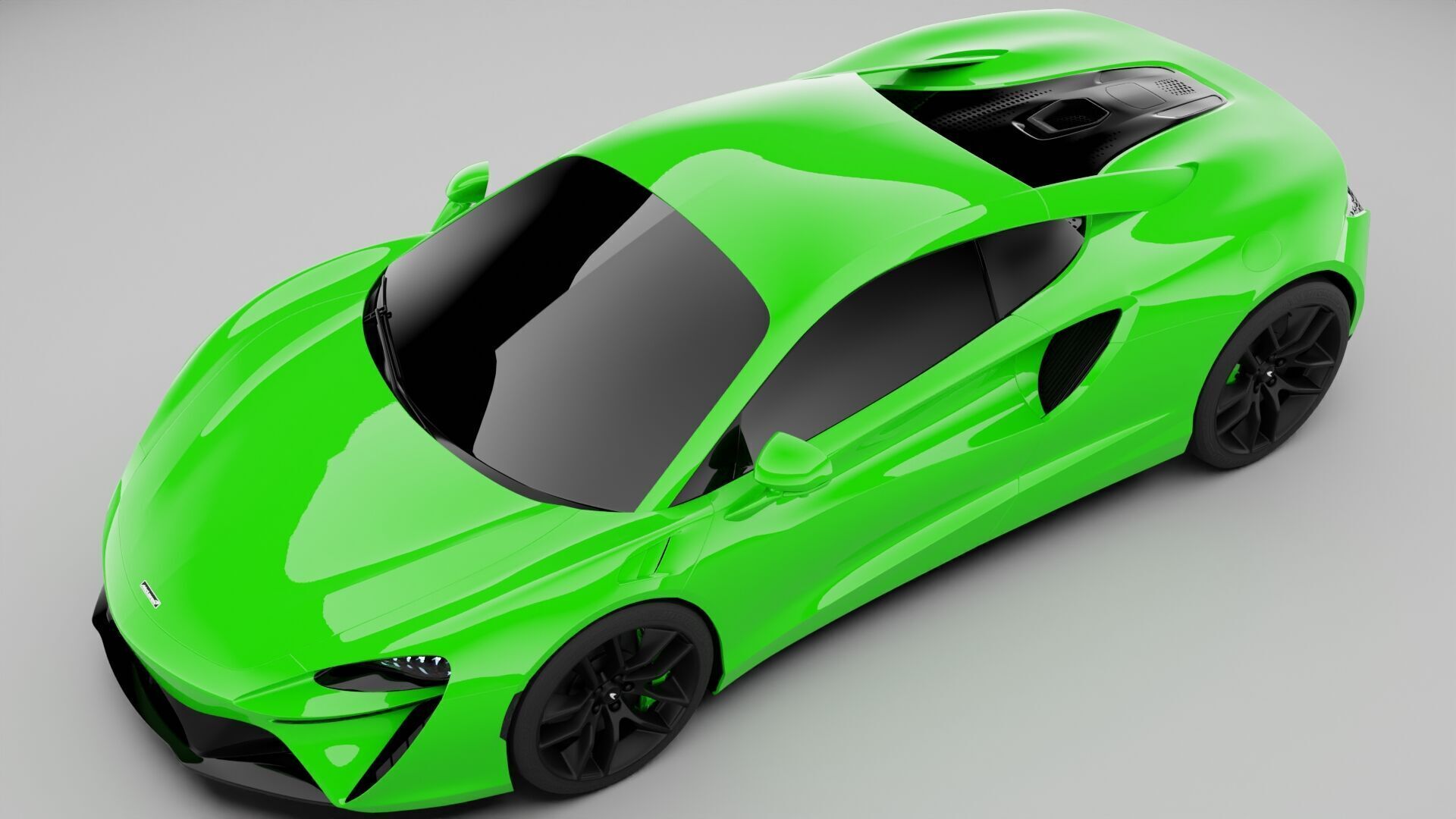 Mclaren Artura HQ Interior Exterior 3D model_1