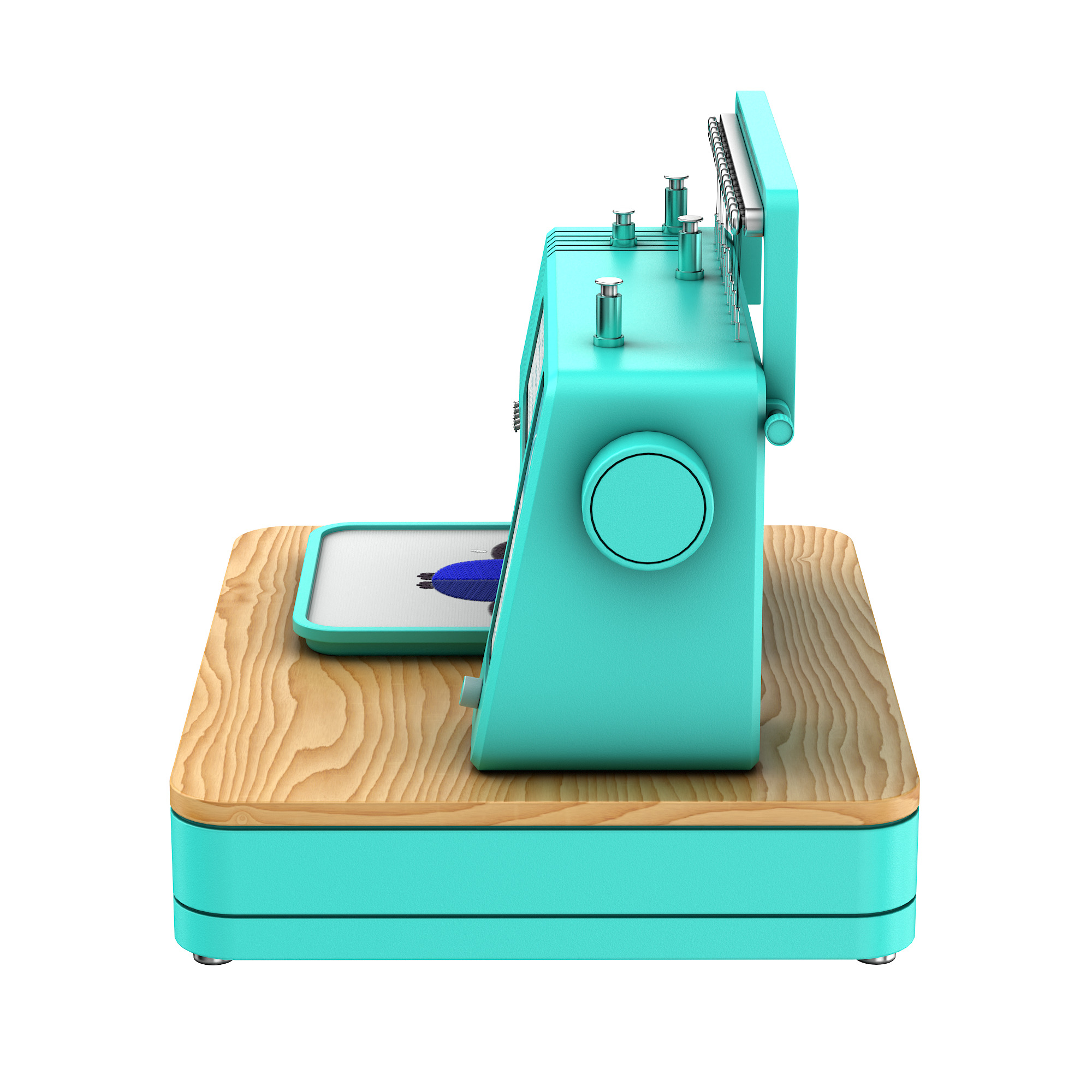 Embroidery machine 3D model_18