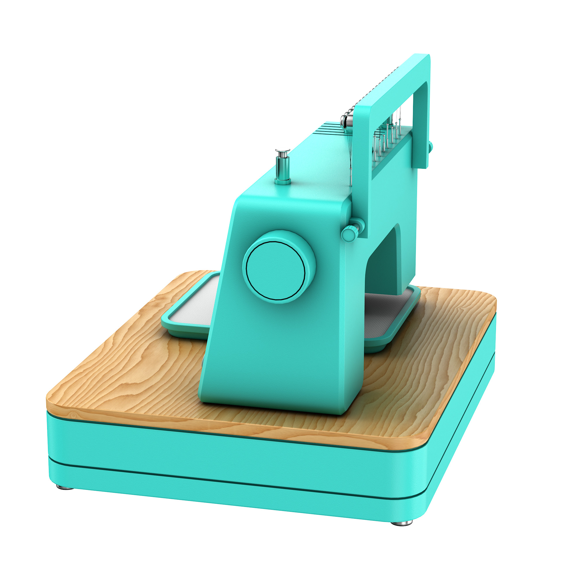 Embroidery machine 3D model_19