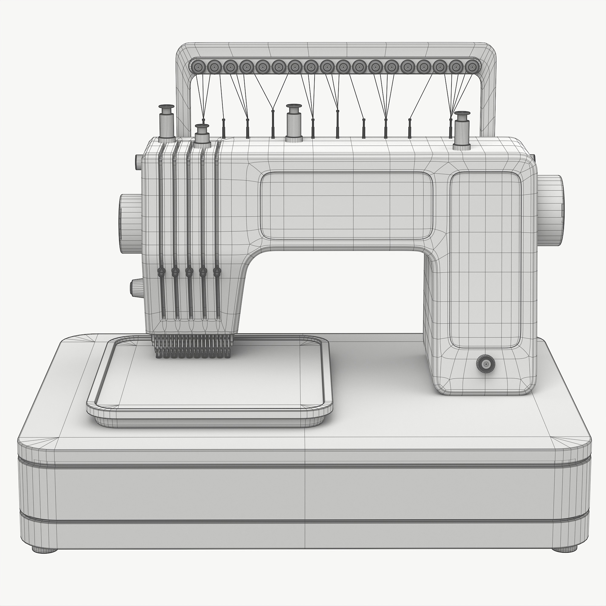 Embroidery machine 3D model_9