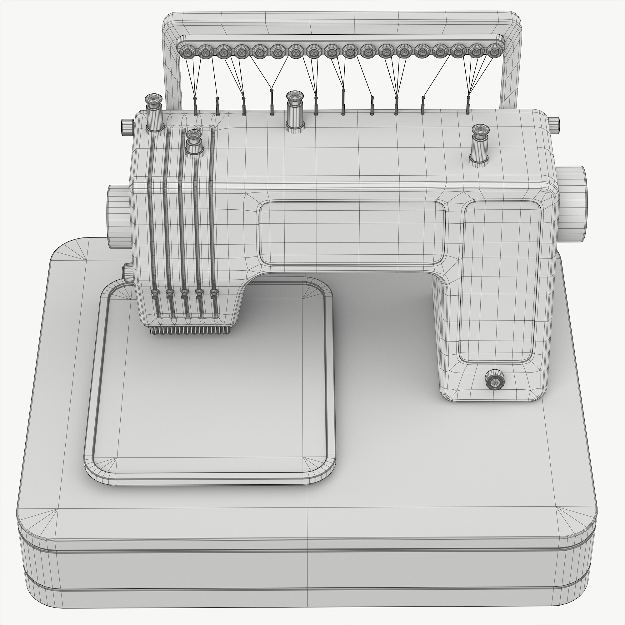 Embroidery machine 3D model_11