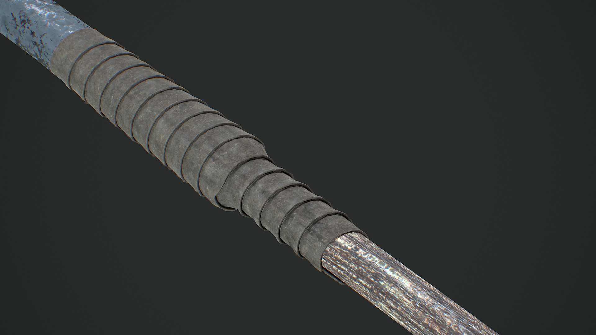 Spear Free low-poly 3D model_9