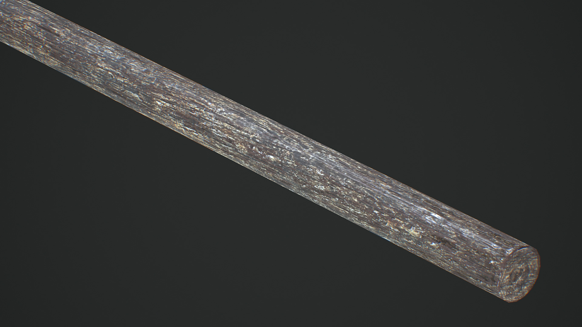 Spear Free low-poly 3D model_12