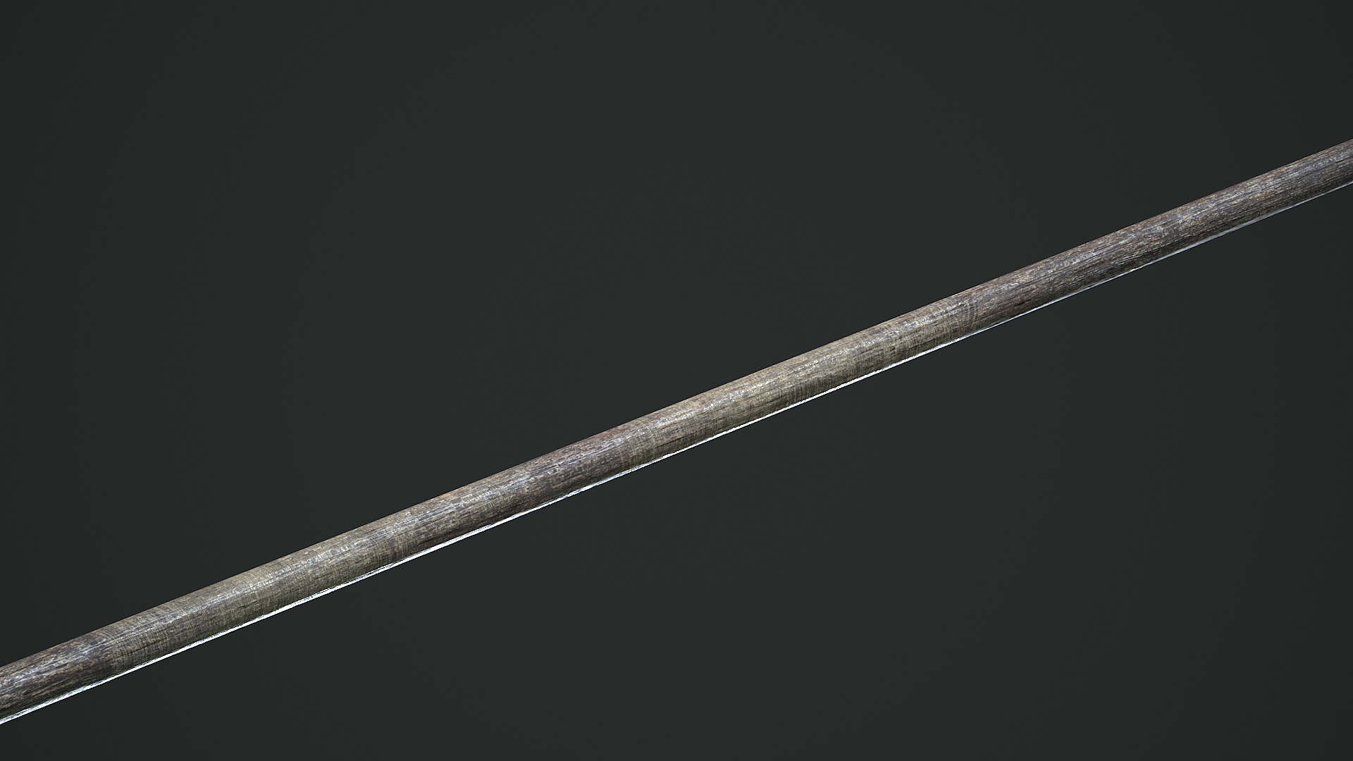 Spear Free low-poly 3D model_10
