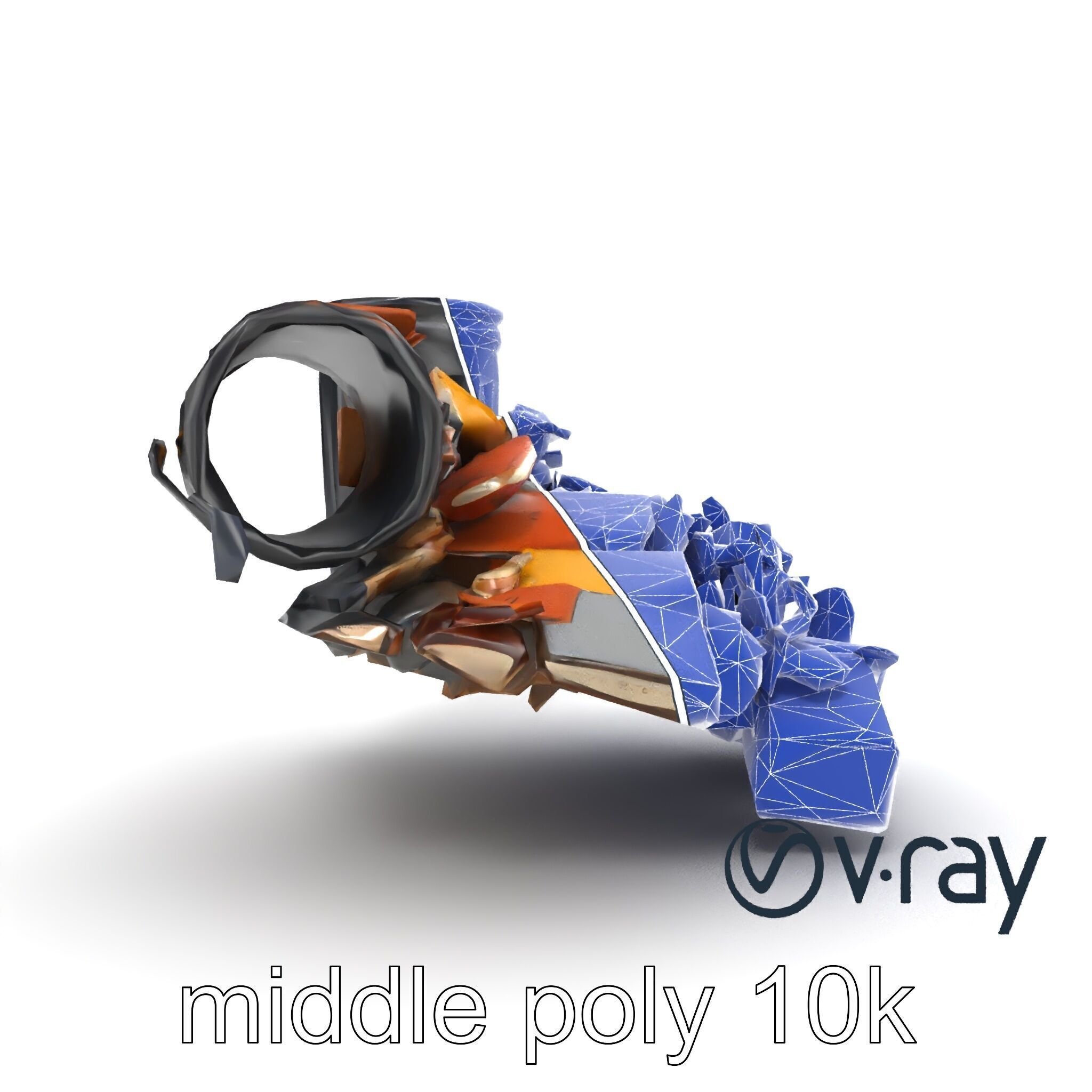 Jumbled Trash Assembly Waste Model Pack Low-poly 3D model_18