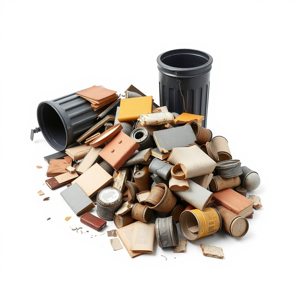 Jumbled Trash Assembly Waste Model Pack Low-poly 3D model_3