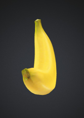 Sweet banana 3D model_4
