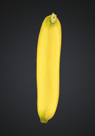Sweet banana 3D model_2