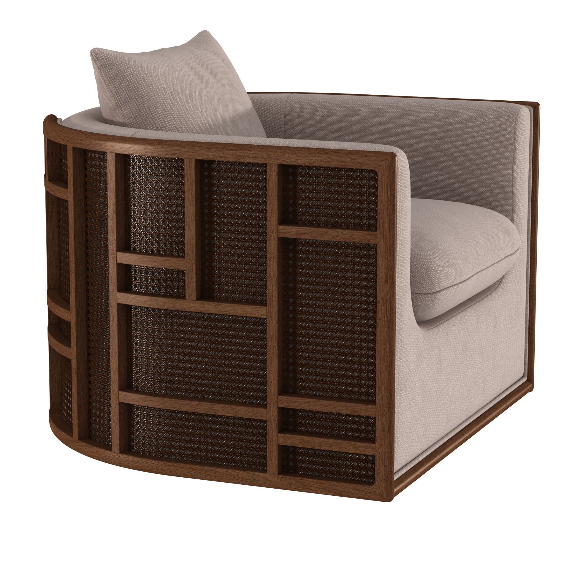 Four Hands June Swivel Chair 3D model_2