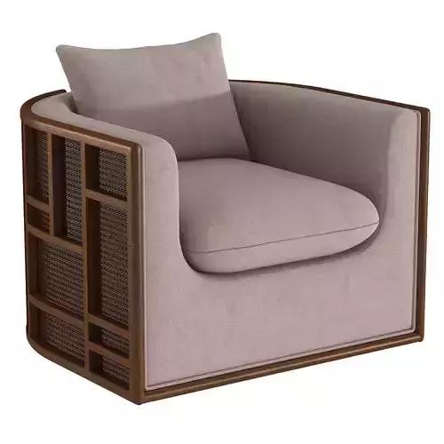 Four Hands June Swivel Chair 3D model