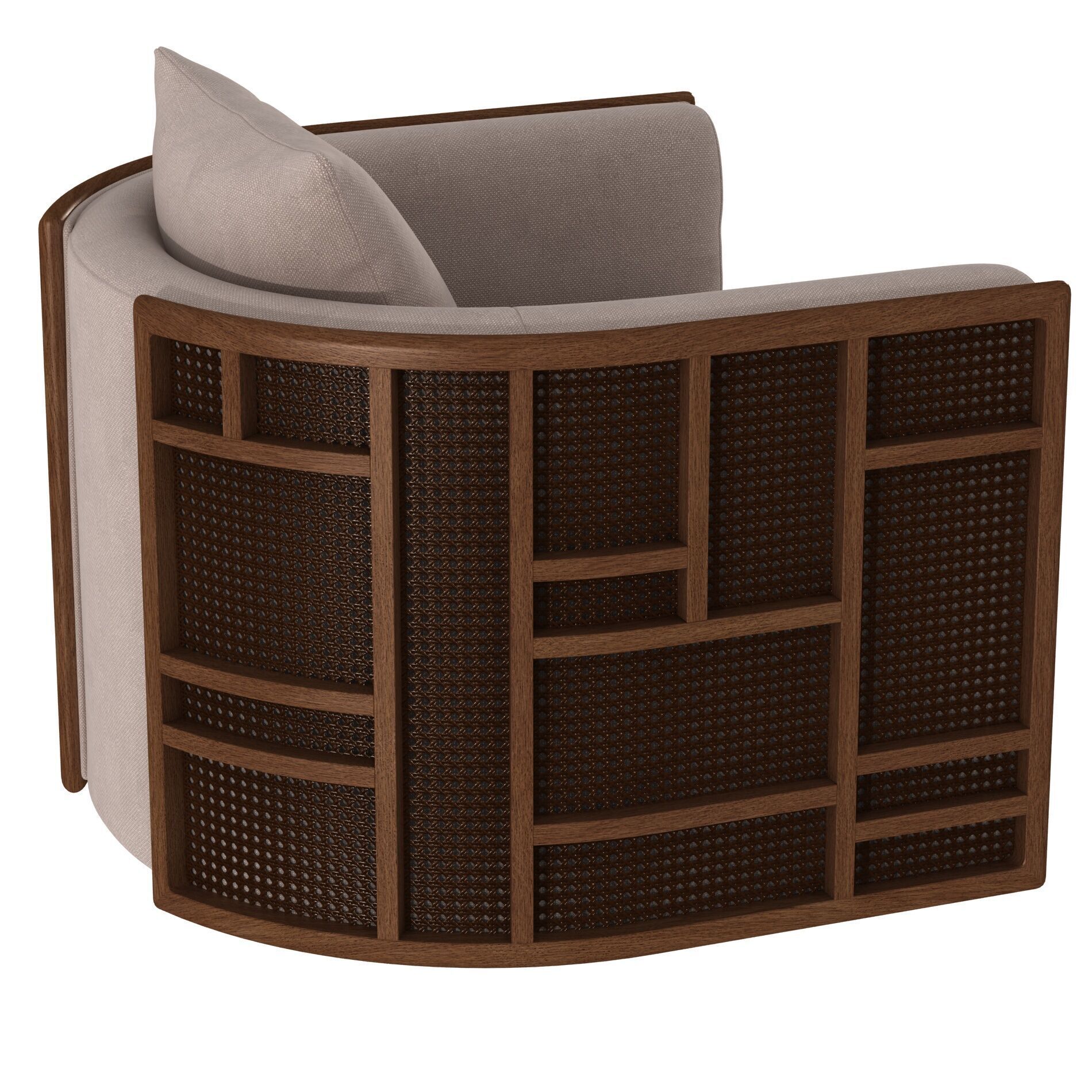 Four Hands June Swivel Chair 3D model_3